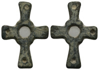 Bronze Weight 6.05 gram Diameter 33 mm BYZANTINE EMPIRE.Cross.(8th-10th century).Ae. Sold as seen.