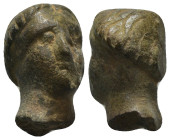 Ancient figure Weight 17.62 gram Diameter 21 mm . Sold as seen.