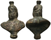 Ancient figure Weight 46.37 gram Diameter 54 mm . Sold as seen.