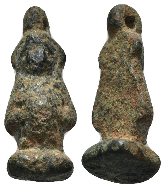 Ancient figure Weight 7.28 gram Diameter 27 mm . Sold as seen.