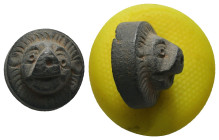 Ancient figure Weight 4.66 gram Diameter 17 mm . Sold as seen.