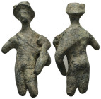 Ancient figure Weight 27.63 gram Diameter 51 mm . Sold as seen.
