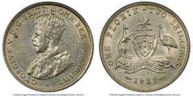 George V Florin 1932-(m) AU55 PCGS, Melbourne mint, KM27. Key date in series. HID09801242017 © 2023 Heritage Auctions | All Rights Reserved