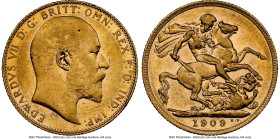 Edward VII gold Sovereign 1909-C AU53 NGC, Ottawa mint, KM14, S-3970. HID09801242017 © 2023 Heritage Auctions | All Rights Reserved