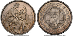 Confederation "Schaffhausen Shooting Festival" 5 Francs 1865 MS63 NGC, Bern mint, KM-XS8, Dav-382. HID09801242017 © 2023 Heritage Auctions | All Right...