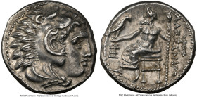 MACEDONIAN KINGDOM. Alexander III the Great (336-323 BC). AR drachm (16mm, 4.35 gm, 11h). NGC Choice AU 5/5 - 4/5. Lifetime issue of Sardes, ca. 334-3...