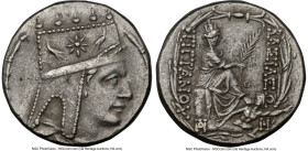 ARMENIAN KINGDOM. Tigranes II the Great (95-56 BC). AR tetradrachm (25mm, 15.92 gm, 1h). NGC Choice XF 5/5 - 3/5. Tigranocerta, ca. 80-68 BC. Diademed...