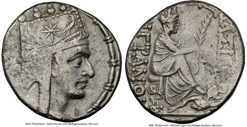 ARMENIAN KINGDOM. Tigranes II the Great (95-56 BC). AR tetradrachm (27mm, 15.59 ...