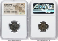 Constantine I the Great (AD 307-337). AE3 or BI nummus (19mm, 3.18 gm, 12h). NGC MS 5/5 - 4/5. Thessalonica, 5th officina, AD 320. CONSTAN-TINVS AVG, ...