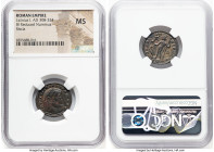 Licinius I (AD 308-324). BI follis or reduced nummus (21mm, 7h). NGC MS. Siscia, 2nd officina, AD 315-316. IMP LIC LICINIVS P F AVG, laureate head of ...