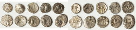 ANCIENT LOTS. Celtic. Gaul. Ca. mid 1st century BC. Lot of ten (10) AR quinarii. Fine-VF. Includes: Ten AR quinarii, various types. Total of ten (10) ...