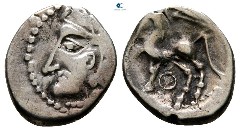 Central Gaul. Lemovices 100-50 BC. 
Quinarius AR

15 mm, 1,84 g



Very F...