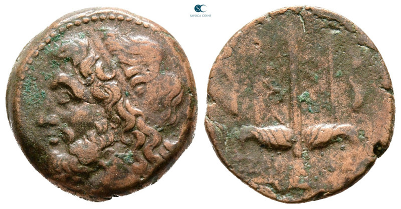 Sicily. Syracuse. Hieron II 275-215 BC. 
Bronze Æ

20 mm, 6,34 g



Nearl...