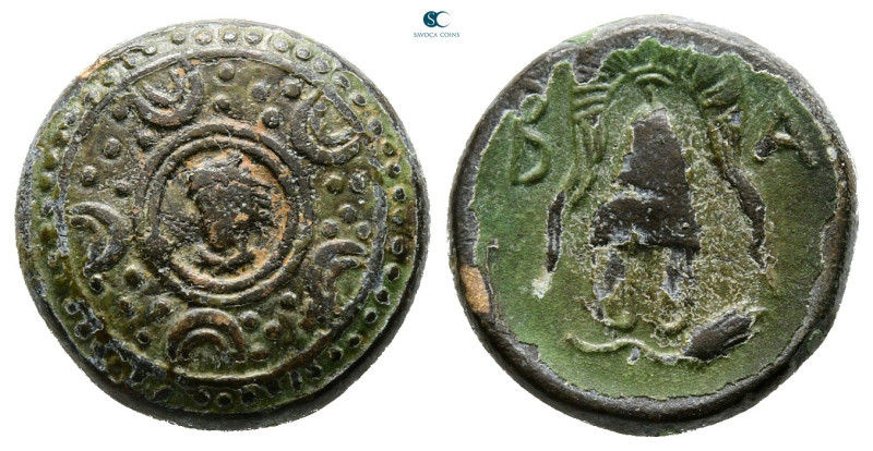 Kings of Macedon. Uncertain mint. Alexander III "the Great" 336-323 BC. 
Bronze...