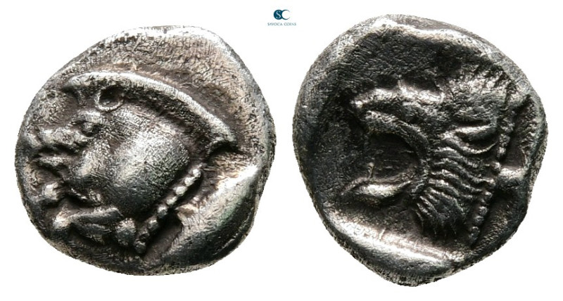 Mysia. Kyzikos circa 525-475 BC. 
Diobol AR

10 mm, 1,09 g



Very Fine