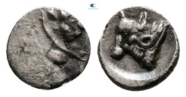 Caria. Uncertain mint circa 450-400 BC. Hemiobol AR
