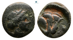 Islands off Caria. Rhodos circa 350-300 BC. Bronze Æ