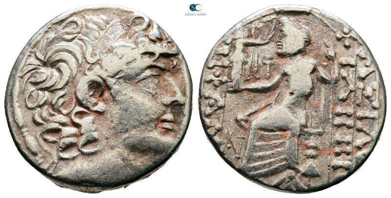 Seleukid Kingdom. Antioch on the Orontes. Philip I Philadelphos 95-75 BC. 
Tetr...