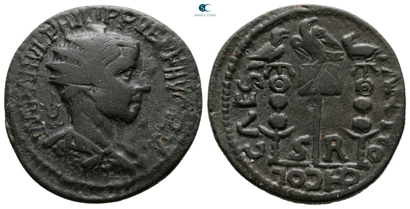 Pisidia. Antioch. Philip II AD 247-249. 
Bronze Æ

27 mm, 10,64 g



Very...