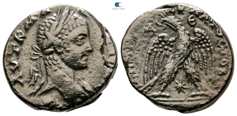 Seleucis and Pieria. Antioch. Elagabal AD 218-222. 
Billon-Tetradrachm

25 mm...