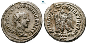 Seleucis and Pieria. Antioch. Philip II AD 247-249. Billon-Tetradrachm