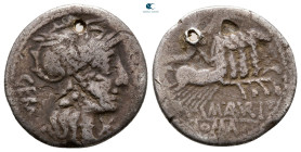 C. Aburius Geminus 134 BC. Rome. Denarius AR