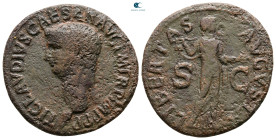 Claudius AD 41-54. Rome. As Æ