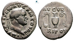 Vespasian AD 69-79. Rome. Denarius AR