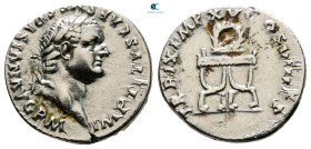 Titus AD 79-81. Ex Naumann 131, Lot 657. Rome. Denarius AR