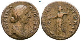 Faustina II AD 147-175. Rome. As Æ