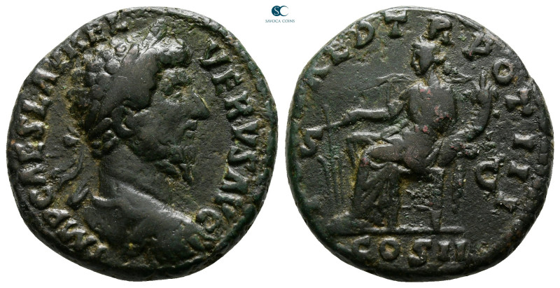 Lucius Verus AD 161-169. Rome
As Æ

25 mm, 11,48 g



Very Fine