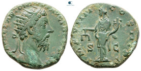 Marcus Aurelius AD 161-180. Rome. Dupondius Æ