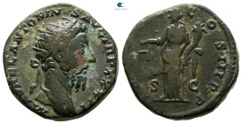 Marcus Aurelius AD 161-180. Rome. Dupondius Æ