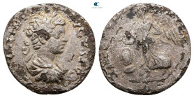 Caracalla AD 198-217. Rome. Fourreé Denarius Æ