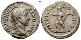 Severus Alexander AD 222-235. Rome. Denarius AR
