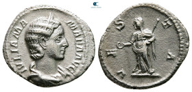 Julia Mamaea. Augusta AD 225-235. Rome. Denarius AR