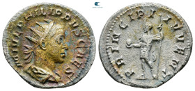 Philip II, as Caesar AD 244-246. Rome. Antoninianus AR
