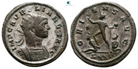 Aurelian AD 270-275. Ticinum. Antoninianus Æ silvered