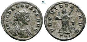Probus AD 276-282. Siscia. Antoninianus Æ silvered