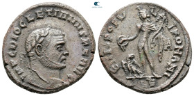 Diocletian AD 284-305. Alexandria. Follis Æ