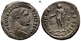 Maximinus II Daia, as Caesar AD 305-308. Alexandria. Follis Æ