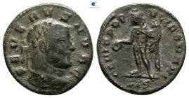 Severus II, as Caesar AD 305-306. Siscia. Follis Æ