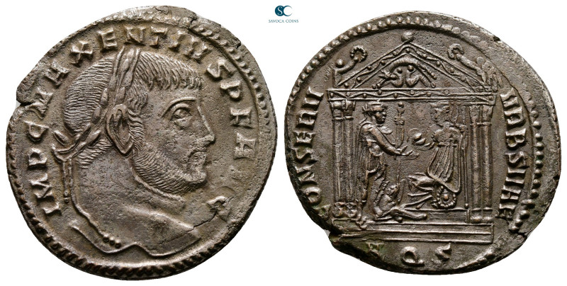 Maxentius AD 306-312. Aquileia
Follis Æ

28 mm, 6,19 g



Good Very Fine