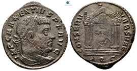 Maxentius AD 306-312. Aquileia. Follis Æ