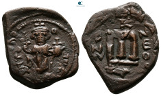 Constans II AD 641-668. Constantinople. Follis or 40 Nummi Æ