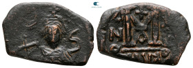 Constantine IV Pogonatus AD 668-685. Imitative issue. Follis or 40 Nummi Æ