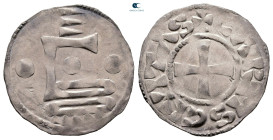 France. Comte de Chartres  circa AD 950-1050. Denier AR