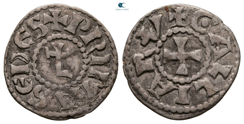 France. Archbishopric of Lyon AD 1100-1200. 
Denier AR

18 mm, 0,96 g



...