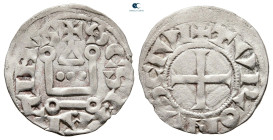 France. Tours. Abbey of St.Martin of Tours AD 1150-1200. Denier BI