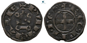 France. Provence. Charles I d`Anjou AD 1246-1285. With ticket of Seaby.. Denier BI